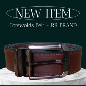 Premium Genuine Leather Cotswolds Belt for Men – RR4 Stylish Formal & Casual Wear | Durable Handmade Belt with Classic Metal Buckle